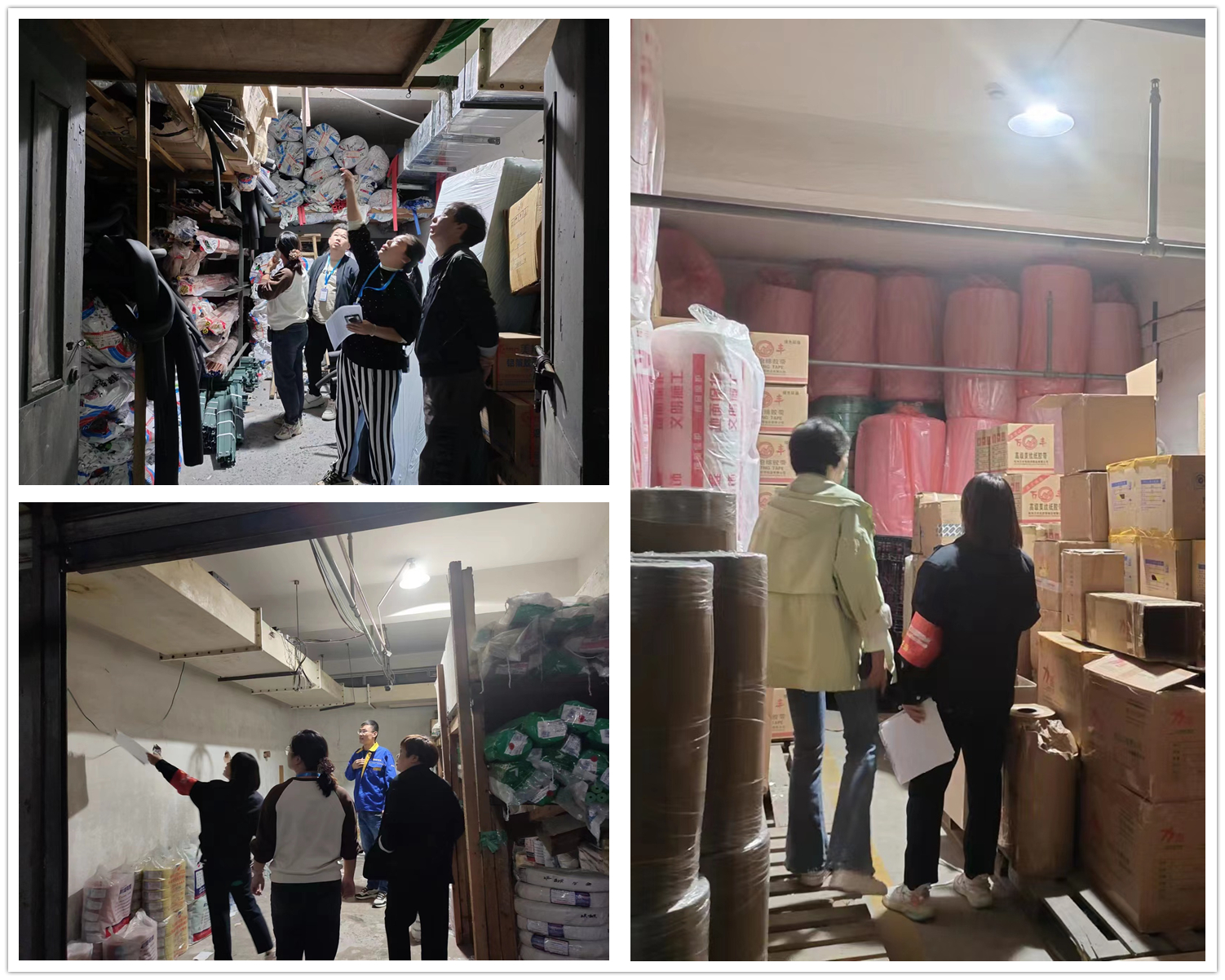 j9国际站备用市场发展仓库安全隐患大排查
