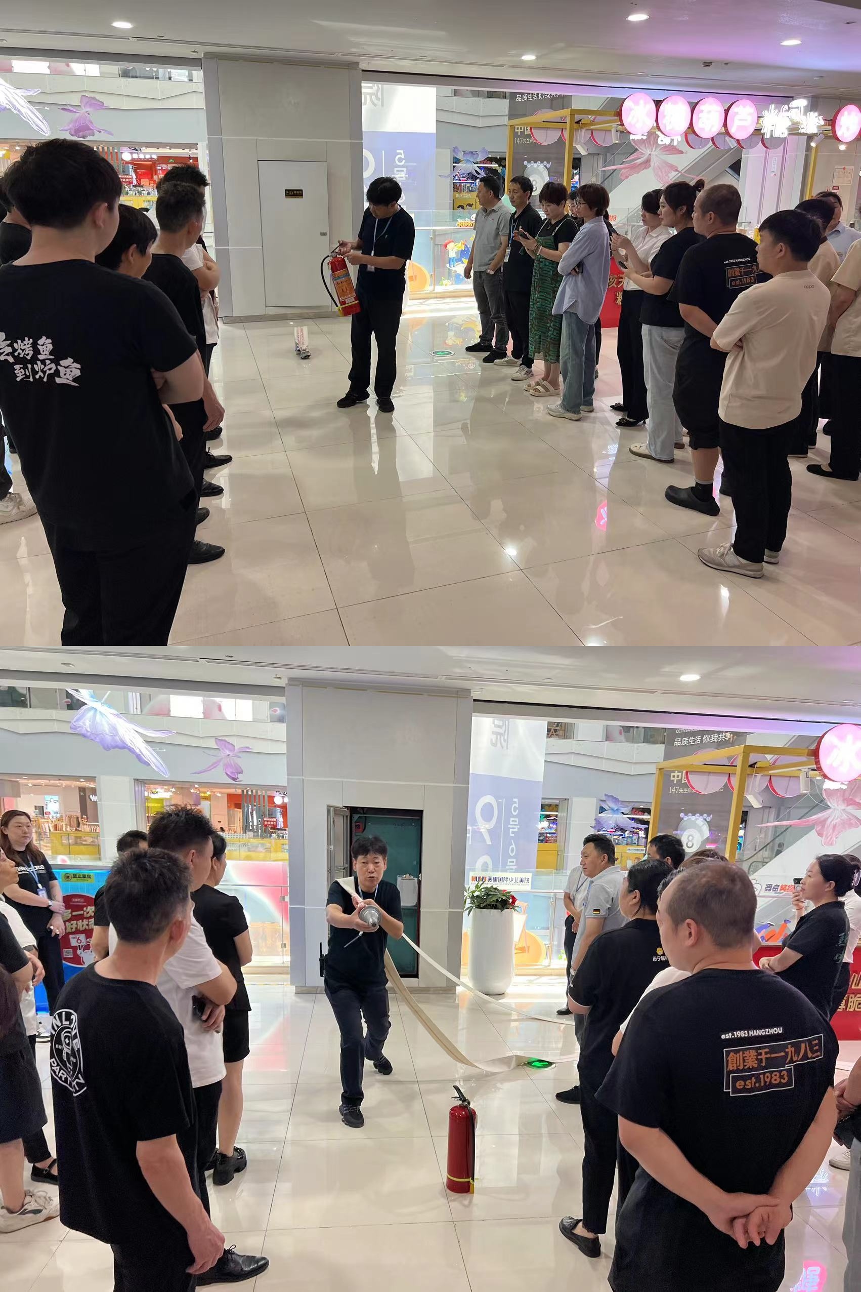 水晶城发展新入人员工消防培训，筑牢安全防线